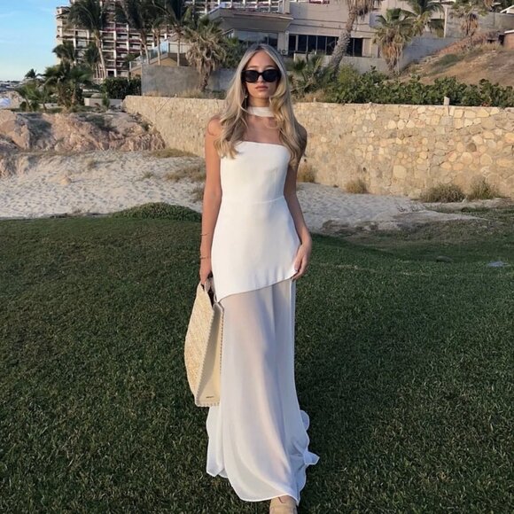 Emelia The Label Valerie Asymmetrical Maxi - Picture 1 of 4